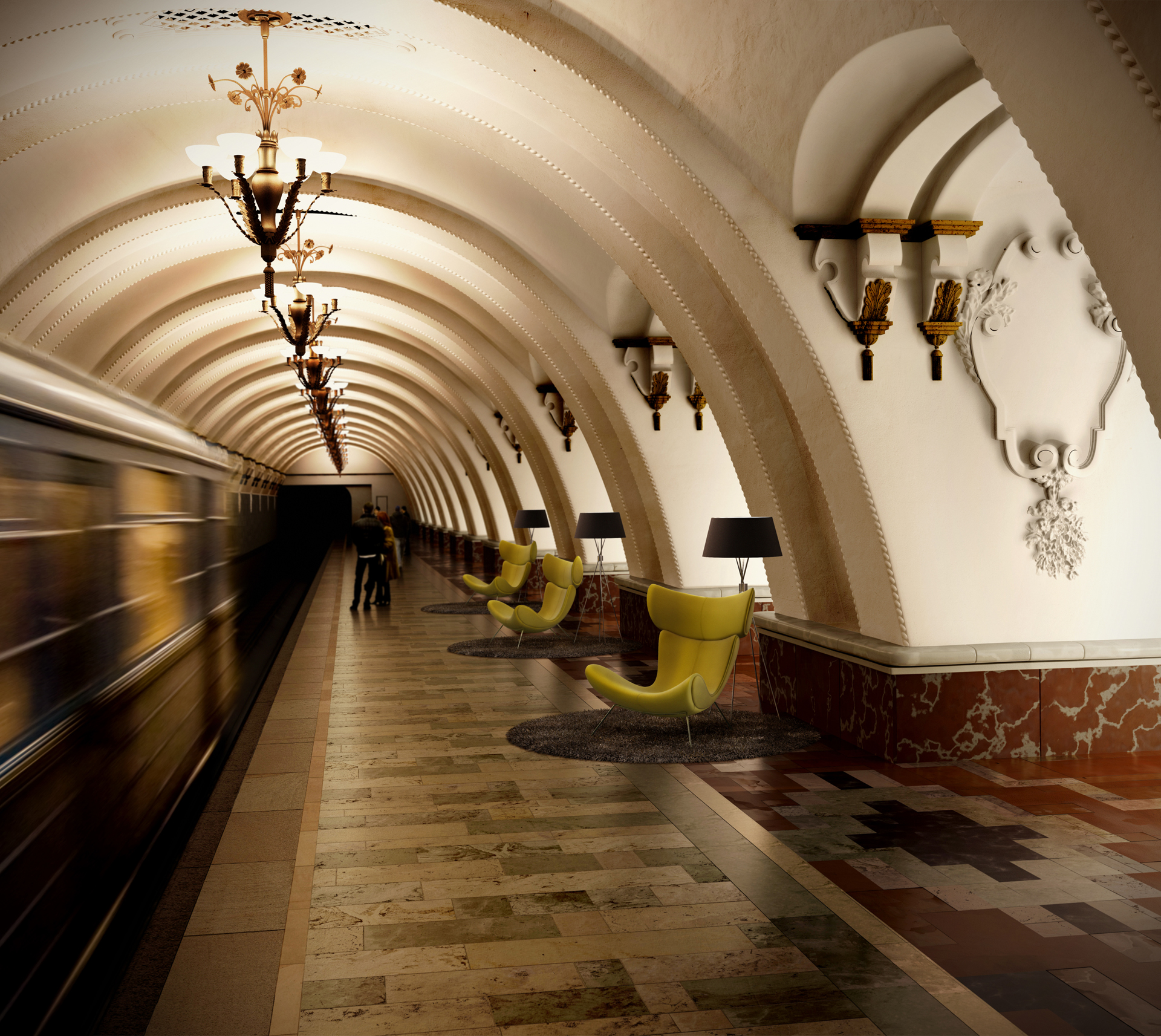 Boconcept sillones amarillos