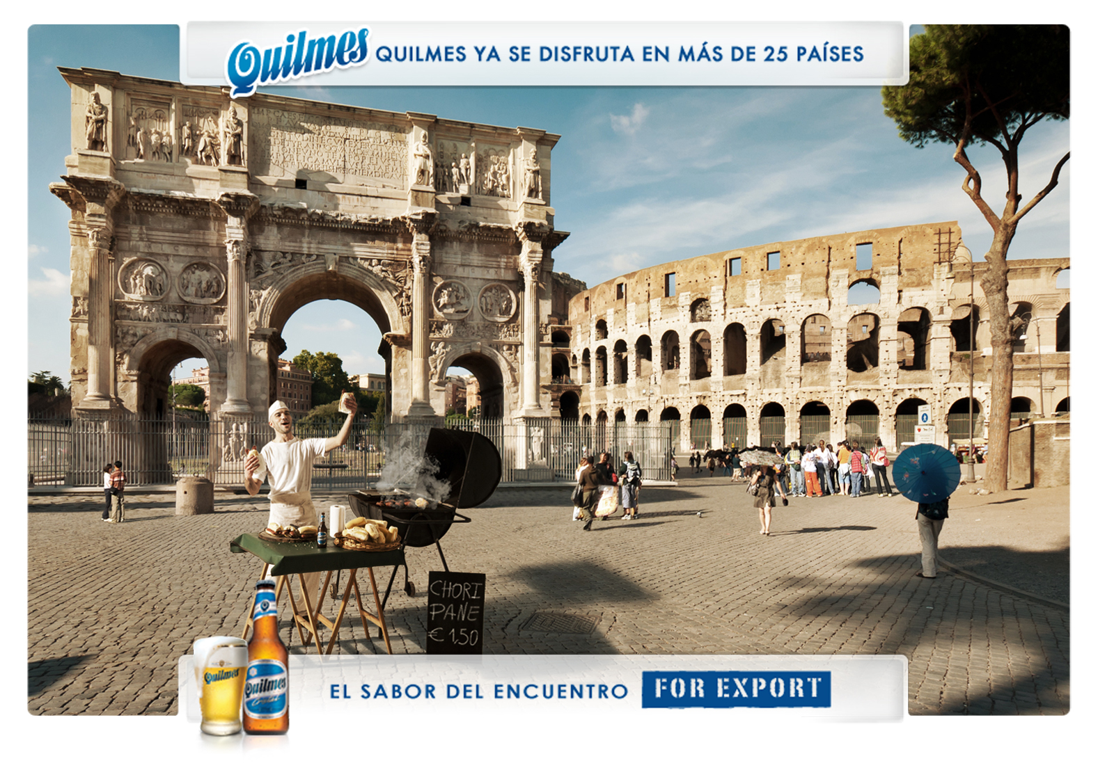 Quilmes aplicada - Roma