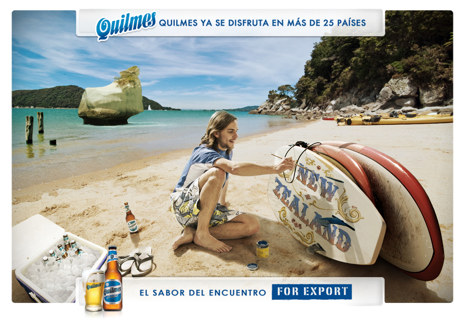 Quilmes aplicada playa