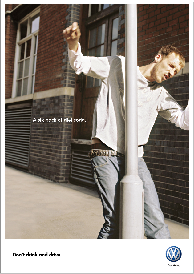 Volkswagen - A six pack of diet soda