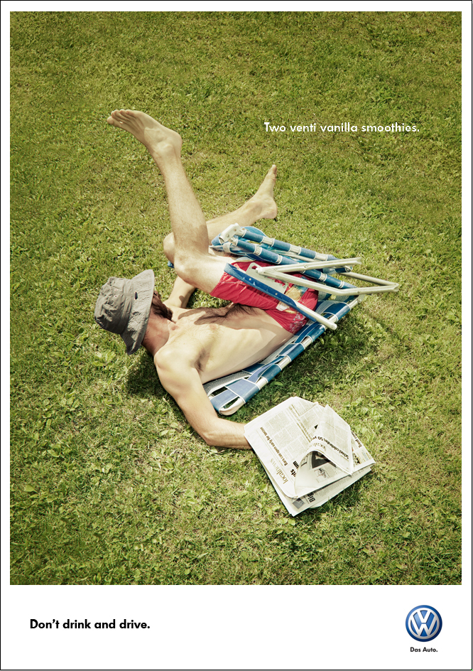 Volkswagen - Two ventis vanillas smoothies